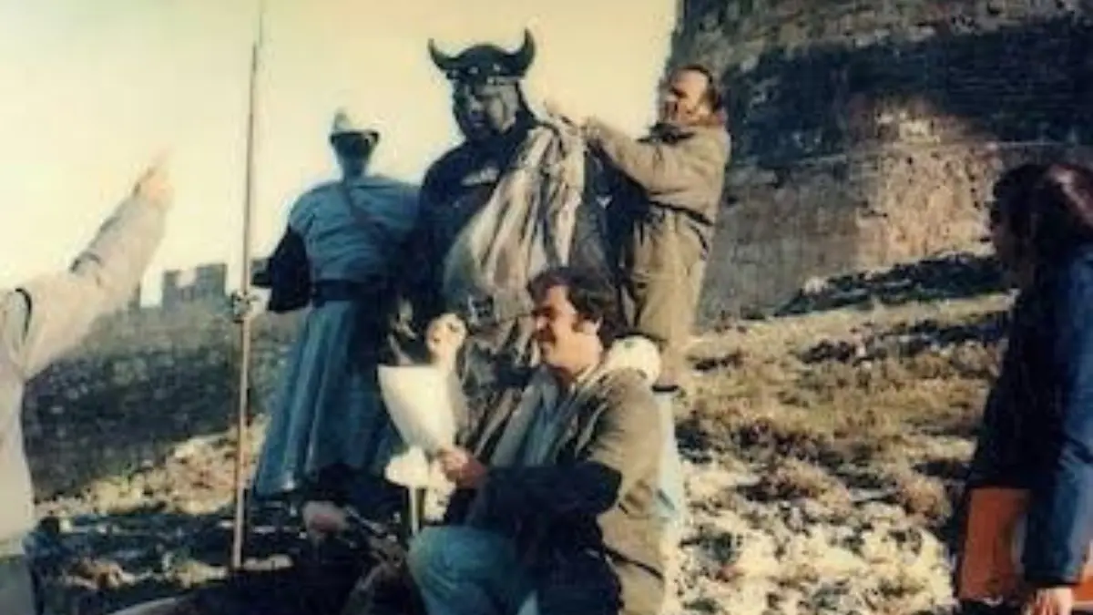 Ralph Bakshi durante el rodaje del El Señor de los Anillos