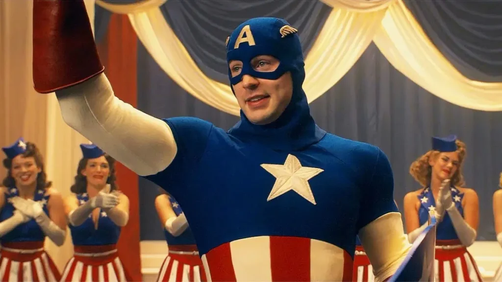 Escena del musical en Captan América (2011)