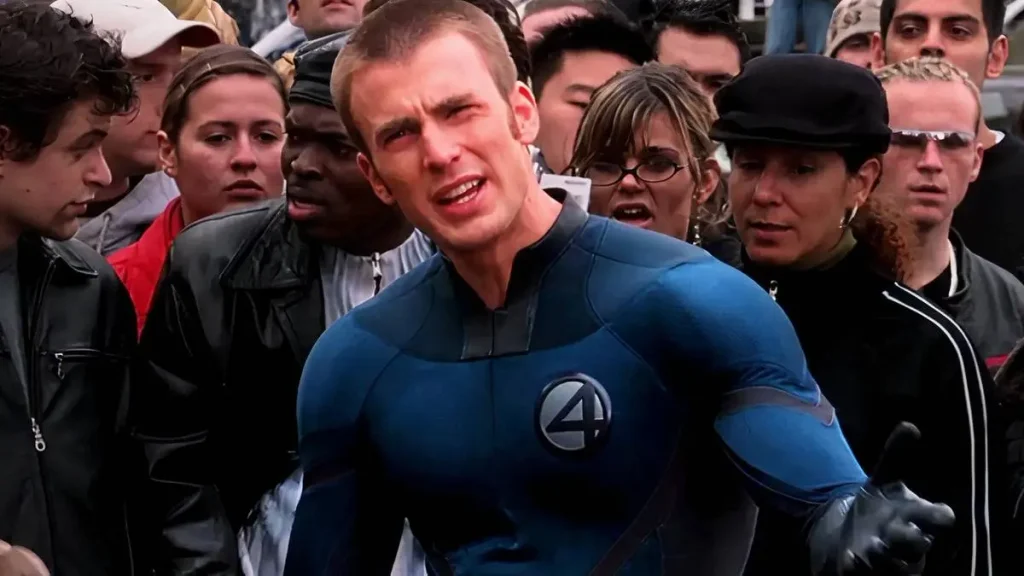 Chris Evans en Los 4 Fantásticos (2005)