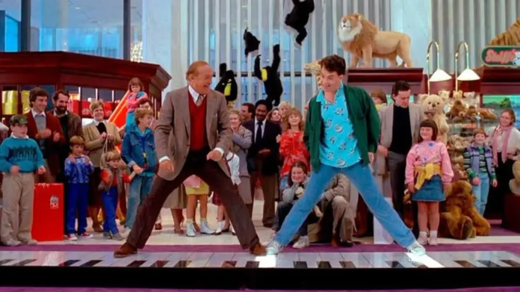 Robert Loggia y Tom Hanks en la famosa escena del piano en Big